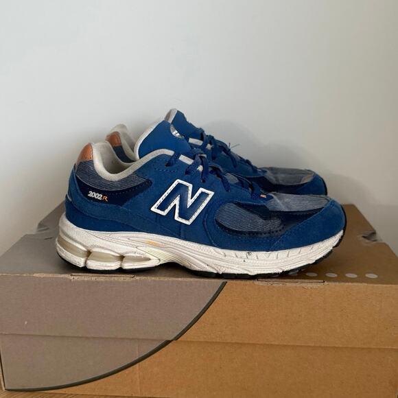 New Balance 2002 R ‘Blue Navy’ Preschool Kids Sneakers- SZ 3 Y - Picture 2 of 13